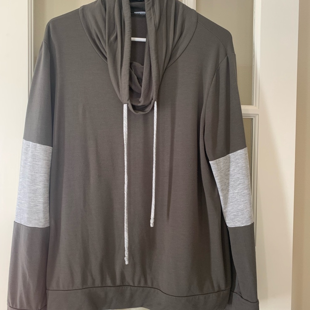 Pink Clover Genesis Cowl Neck Knit Top